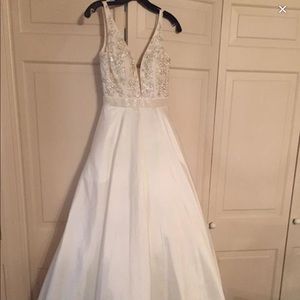 Sherri Hill white ball gown